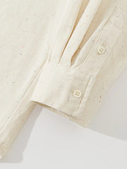 コットンツイルスプラッシュスピークルシャツ