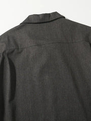 オープンカラー ショートスリーブシャツ