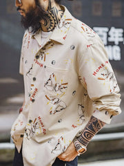 ポーラーベア・ベースボールプリントシャツ