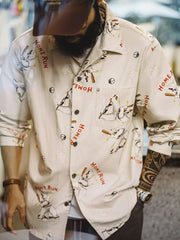 ポーラーベア・ベースボールプリントシャツ