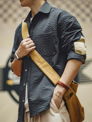 アメリカンヴィンテージ シアサッカー チェックシャツ