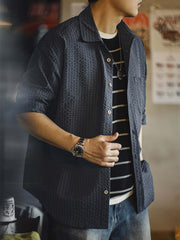 アメリカンヴィンテージ シアサッカー チェックシャツ