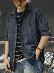 アメリカンヴィンテージ シアサッカー チェックシャツ