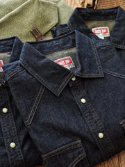 アメリカンウエスタンデニムシャツ