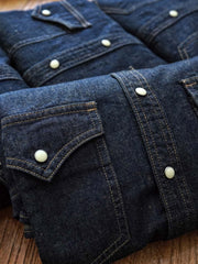 アメリカンウエスタンデニムシャツ