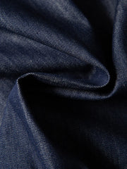 ヴィンテージウォッシュドデニム5分袖ワークシャツ