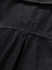 ワークデニムショートスリーブシャツ