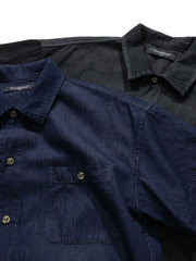 ワークデニムショートスリーブシャツ