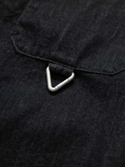 ワークデニムショートスリーブシャツ