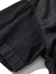 ワークデニムショートスリーブシャツ