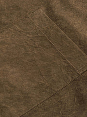 ヴィンテージウォッシュワークシャツ胸ポケット詳細図