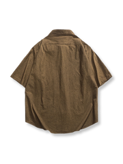 ヴィンテージウォッシュワークシャツ正面図