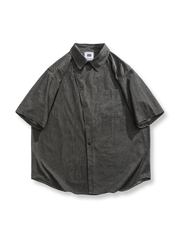 ヴィンテージウォッシュワークシャツ正面図