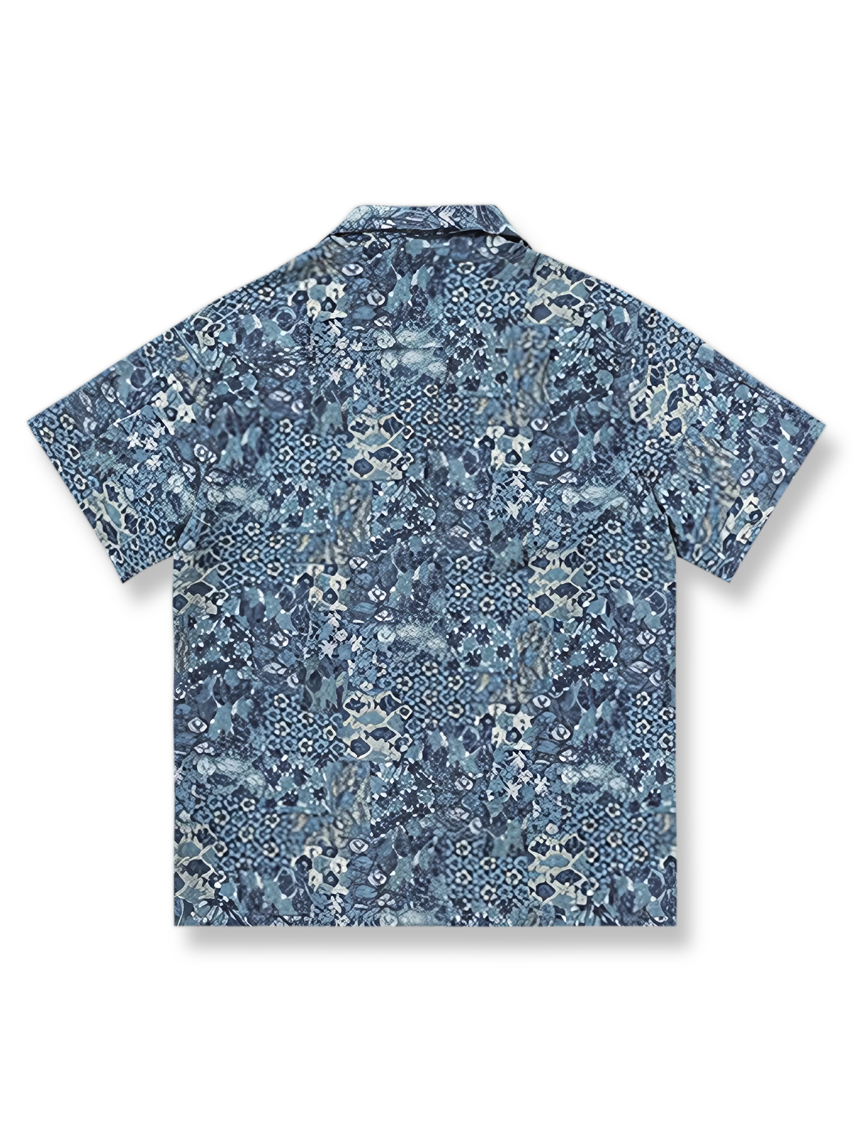 ハワイアンプリント半袖シャツの正面図