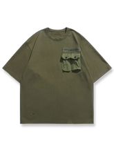 ミリタリースタイルワークポケット半袖Tシャツ全貌
