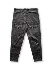 アメカジヴィンテージ コーデュロイBreechesバイカーパンツ、正面展示図