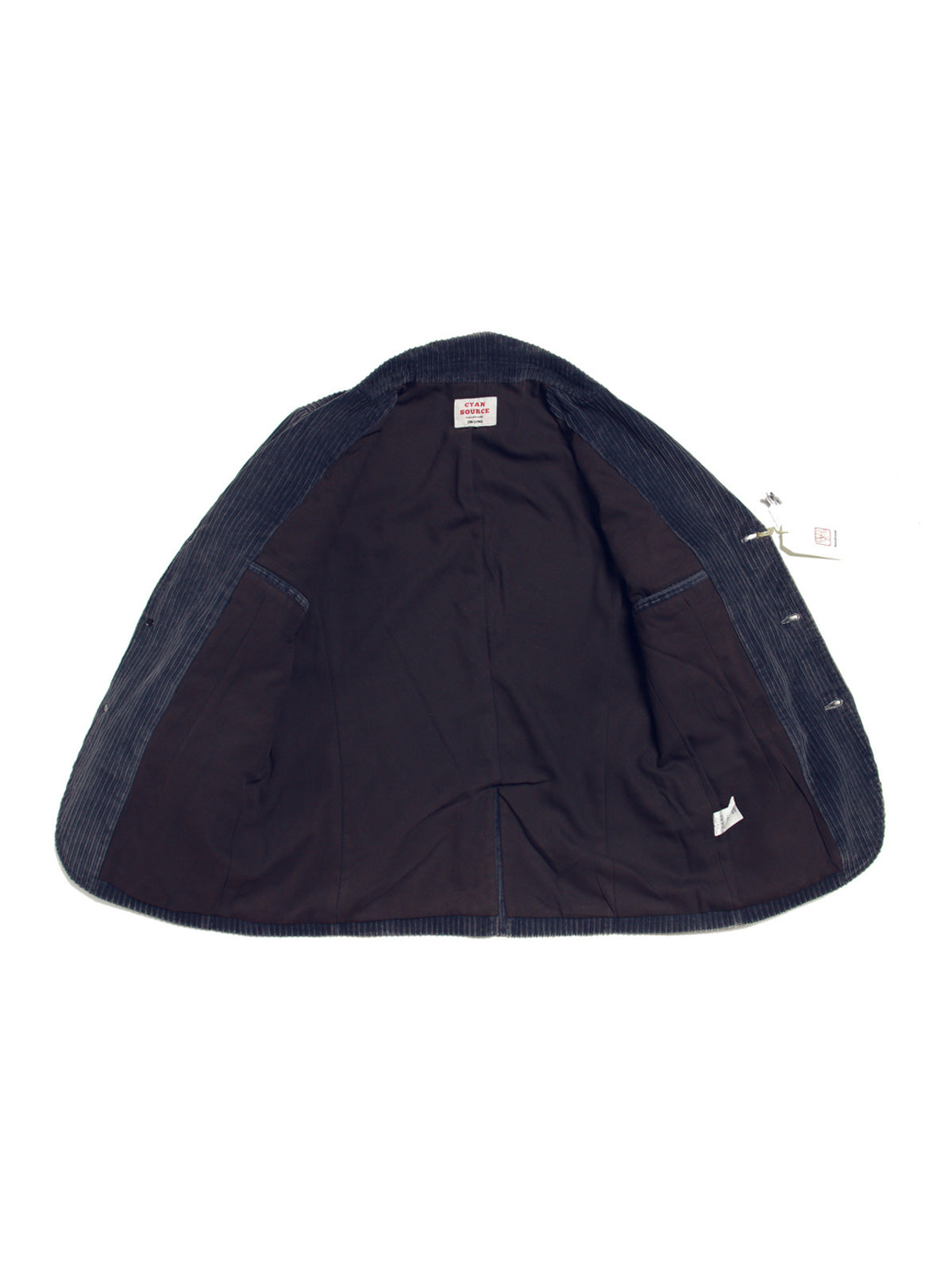 手作りヴィンテージアメリカン子母コーデュロイスーツ、正面と背面の全体図