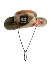 パッチワークスタイル コットン フィッシャーマンハット