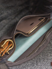 ブラック&ホワイトペッパーソルト メッセンジャーバッグ