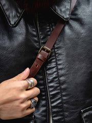 ブラック&ホワイトペッパーソルト メッセンジャーバッグ