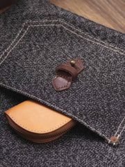 ブラック&ホワイトペッパーソルト メッセンジャーバッグ