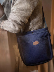 40s アメリカン デニムメッセンジャーバッグ