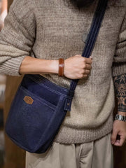 40s アメリカン デニムメッセンジャーバッグ