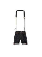 ミニデニムショルダーバッグの全体ビュー