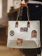 【再入荷】ヴィンテージ刺繍エンブレム トートバッグ