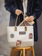 【再入荷】ヴィンテージ刺繍エンブレム トートバッグ