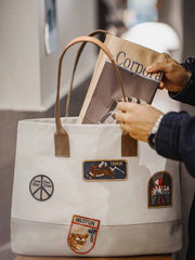 【再入荷】ヴィンテージ刺繍エンブレム トートバッグ