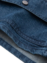 ツーポケットワイドデニムショートパンツ