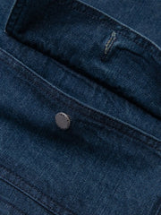 ツーポケットワイドデニムショートパンツ