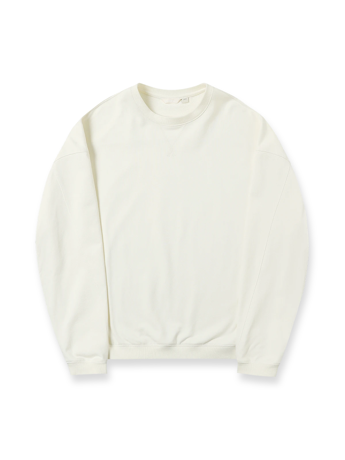 製品画像: 420gヘビーウェイト生地を使用したレトロなアメカジクルーネックスウェットの正面展示。シンプルでありながらクラシックなデザインを強調したアメカジスタイルの魅力を伝えます。
詳細画像: スウェット内側の起毛加工ディテール特写。高密度のヘビーウェイト生地と優れた保温性、柔らかな肌触りを強調し、製品の質感を強調。