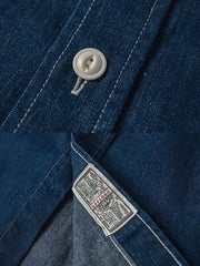 刺繍パッチ付きガソリンスタンドワークシャツ