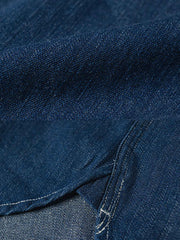 刺繍パッチ付きガソリンスタンドワークシャツ