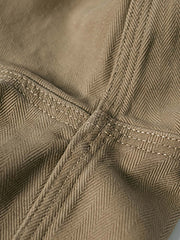 刺繍パッチ付きガソリンスタンドワークシャツ