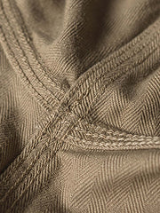 刺繍パッチ付きガソリンスタンドワークシャツ