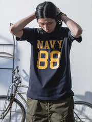海軍88番号 アメリカンフットボール コットンTシャツ