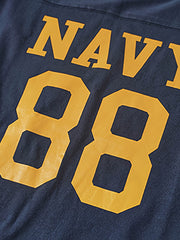 海軍88番号 アメリカンフットボール コットンTシャツ