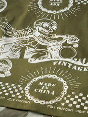 ハーレープリント コットン スカーフ