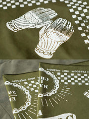 ハーレープリント コットン スカーフ