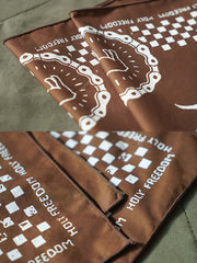 ハーレープリント コットン スカーフ