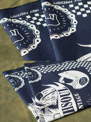 ハーレープリント コットン スカーフ