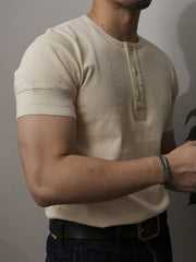 ヘンリーネックTシャツ