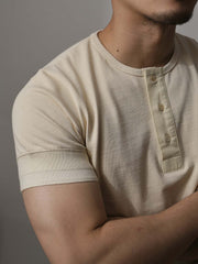 ヘンリーネックTシャツ