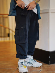 ミリタリースタイルバルーンポケットパンツ