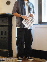 ミリタリースタイルバルーンポケットパンツ