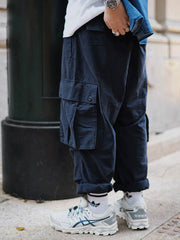 ミリタリースタイルバルーンポケットパンツ
