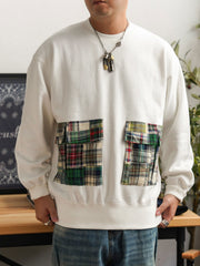 ペイズリーパッチワークヒャクヤ布インディゴ染バンダナ